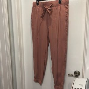Jogger pants/ rose pink/ wore once!